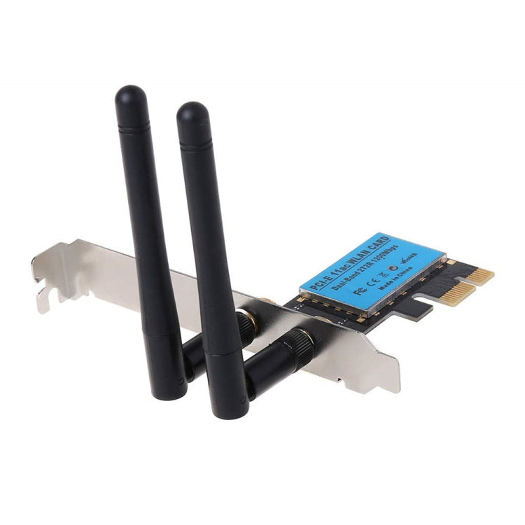 1200Mbps 5G / 2.4G Dual Band PCIe Wireless Network Card by buy2fix