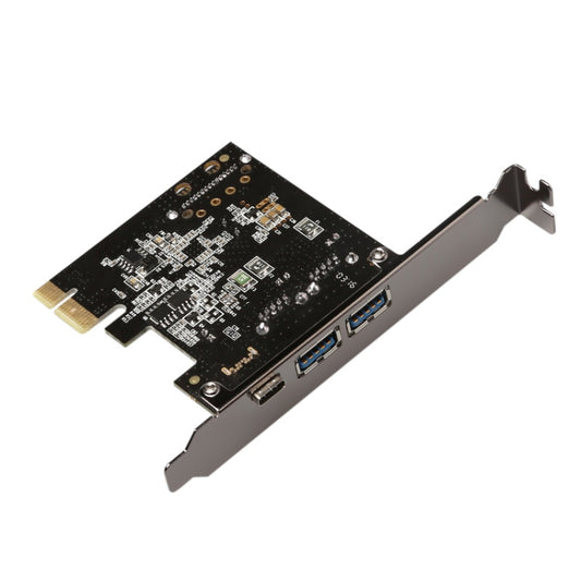 USB 3.1 Type-C PCIe to Type-C and Type A 3.0 Expansion Card USB PCI Express Riser Card - Add-on Cards by buy2fix | Online Shopping UK | buy2fix