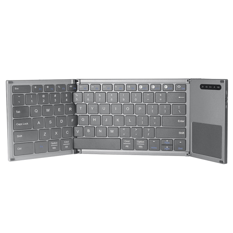 B066S Multi-function Ultra-thin Mini Wireless Three Fold Bluetooth Keyboard by buy2fix