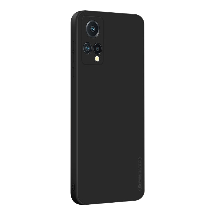 For Meizu 18X PINWUYO Liquid Silicone TPU Phone Case(Black) - More Brand by PINWUYO | Online Shopping UK | buy2fix