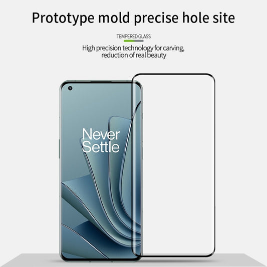 For OnePlus 10 Pro PINWUYO 9H 3D Hot Bending Tempered Glass Film(Black) - More Brand by PINWUYO | Online Shopping UK | buy2fix