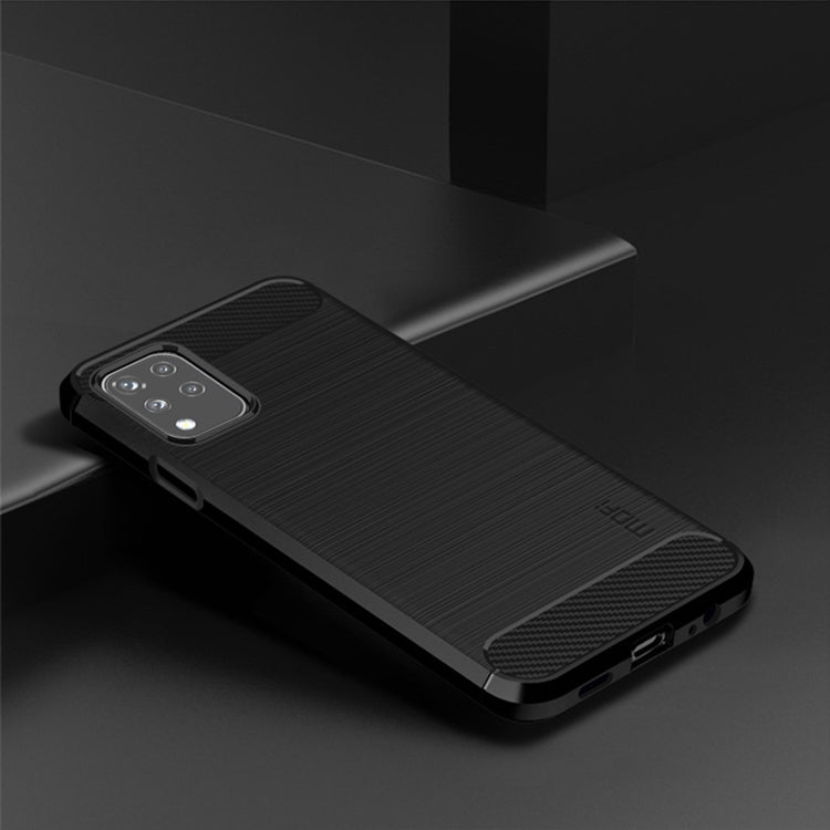 For LG K42 MOFI Gentleness Brushed Carbon Fiber Soft TPU Case(Black) - LG Cases by MOFI | Online Shopping UK | buy2fix