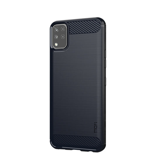 For LG K42 MOFI Gentleness Brushed Carbon Fiber Soft TPU Case(Blue) - LG Cases by MOFI | Online Shopping UK | buy2fix