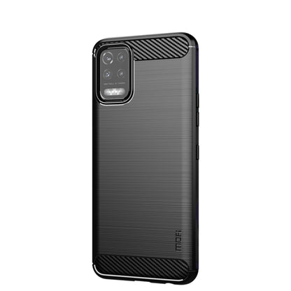 For LG K52 / K62 / K62+ / Q52 / Q62  MOFI Gentleness Brushed Carbon Fiber Soft TPU Case(Black) - LG Cases by MOFI | Online Shopping UK | buy2fix