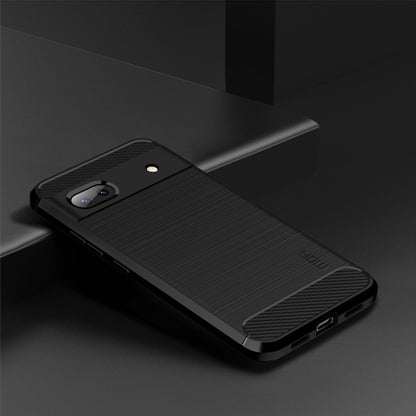 For Google Pixel 6A MOFI Gentleness Brushed Carbon Fiber Soft TPU Case(Black) - Google Cases by MOFI | Online Shopping UK | buy2fix
