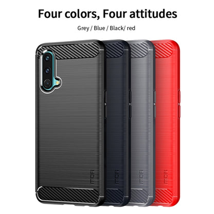 For OnePlus Nord CE 5G MOFI Gentleness Brushed Carbon Fiber Soft TPU Case(Black) - OnePlus Cases by MOFI | Online Shopping UK | buy2fix