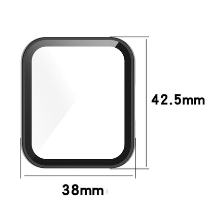 For Xiaomi Redmi Watch 2 Lite PC Toughened Film All-in-One Full-Enclosed Case(Black) - Watch Cases by buy2fix | Online Shopping UK | buy2fix