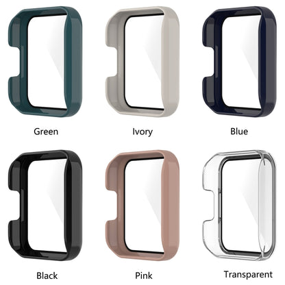 For Xiaomi Redmi Watch 2 Lite PC Toughened Film All-in-One Full-Enclosed Case(Black) - Watch Cases by buy2fix | Online Shopping UK | buy2fix