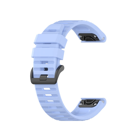 For Garmin Forerunner 935 Silicone Watch Band(Lighe Blue) - Watch Bands by buy2fix | Online Shopping UK | buy2fix