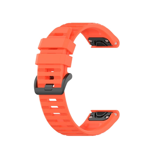 For Garmin Forerunner 945 Silicone Watch Band(Coral Red) - Watch Bands by buy2fix | Online Shopping UK | buy2fix