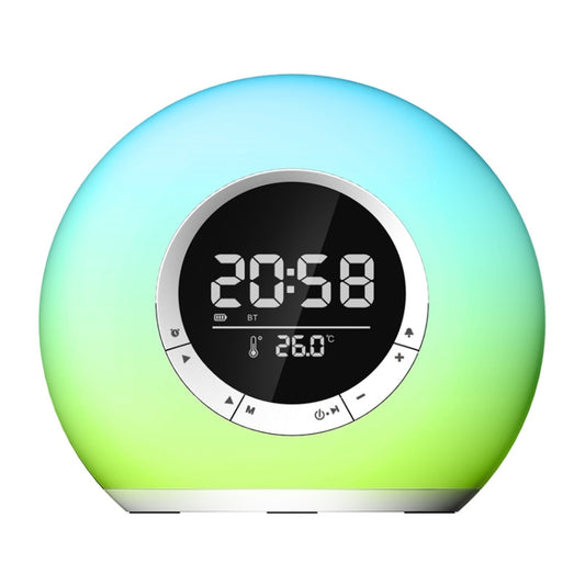 P11 LED Atmosphere Light Bluetooth Speaker with Alarm & Temperature Display - Desktop Speaker by buy2fix | Online Shopping UK | buy2fix
