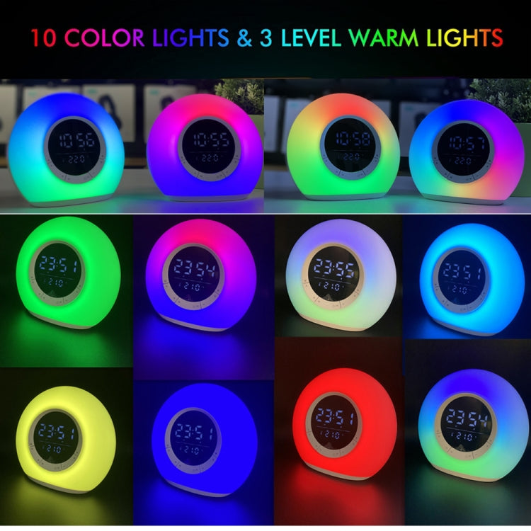 P11 LED Atmosphere Light Bluetooth Speaker with Alarm & Temperature Display - Desktop Speaker by buy2fix | Online Shopping UK | buy2fix