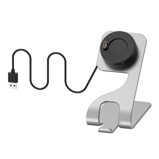 For Garmin Venu 2S Rotatable Magnetic Metal Charging Base(Gray) - Charger by buy2fix | Online Shopping UK | buy2fix