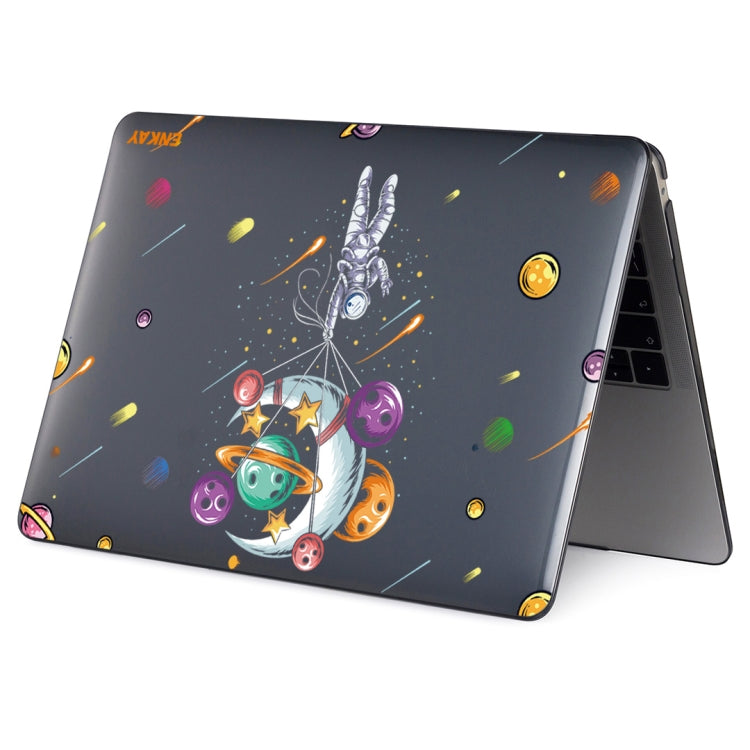 ENKAY Star Series Pattern Laotop Protective Crystal Case For MacBook Pro 15.4 inch A1707 / A1990(Balloon Astronaut) by ENKAY