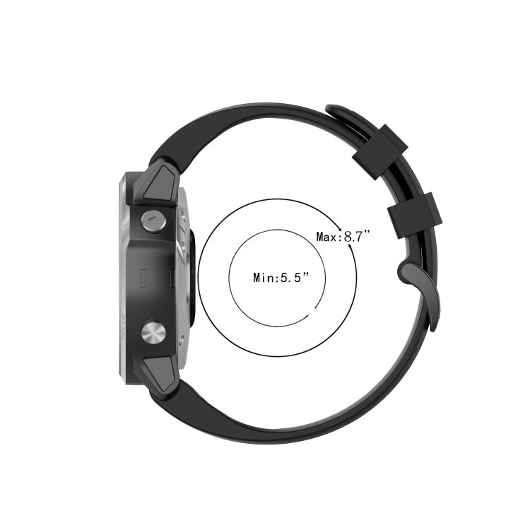For Garmin Fenix 7S 20mm Solid Color Silicone Quick Release Watch Band(Rose Pink) - Watch Bands by buy2fix | Online Shopping UK | buy2fix