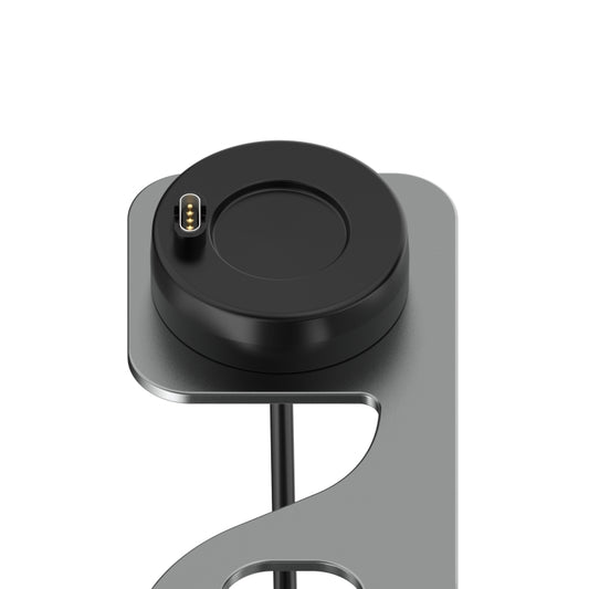 For Garmin Fenix 7 Smart Watch Metal Charger Stand(Gray) - Charger by buy2fix | Online Shopping UK | buy2fix