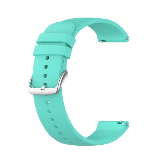 For Garmin Venu SQ 20mm Solid Color Silicone Watch Band(Lake Blue) - Watch Bands by buy2fix | Online Shopping UK | buy2fix