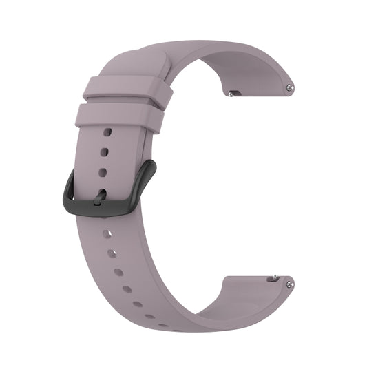 For Garmin Venu 2 Plus 20mm Solid Color Silicone Watch Band(Roland Purple) - Watch Bands by buy2fix | Online Shopping UK | buy2fix