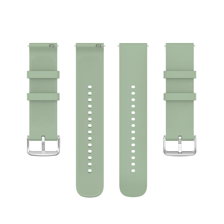 For Garmin Venu 2 Plus 20mm Solid Color Silicone Watch Band(Black) - Watch Bands by buy2fix | Online Shopping UK | buy2fix