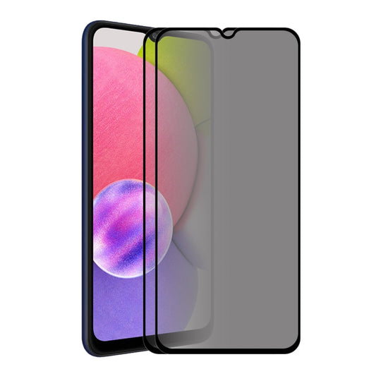 2 PCS For Samsung Galaxy A03s ENKAY 28 Degree Anti-peeping Tempered Glass Full Screen Film