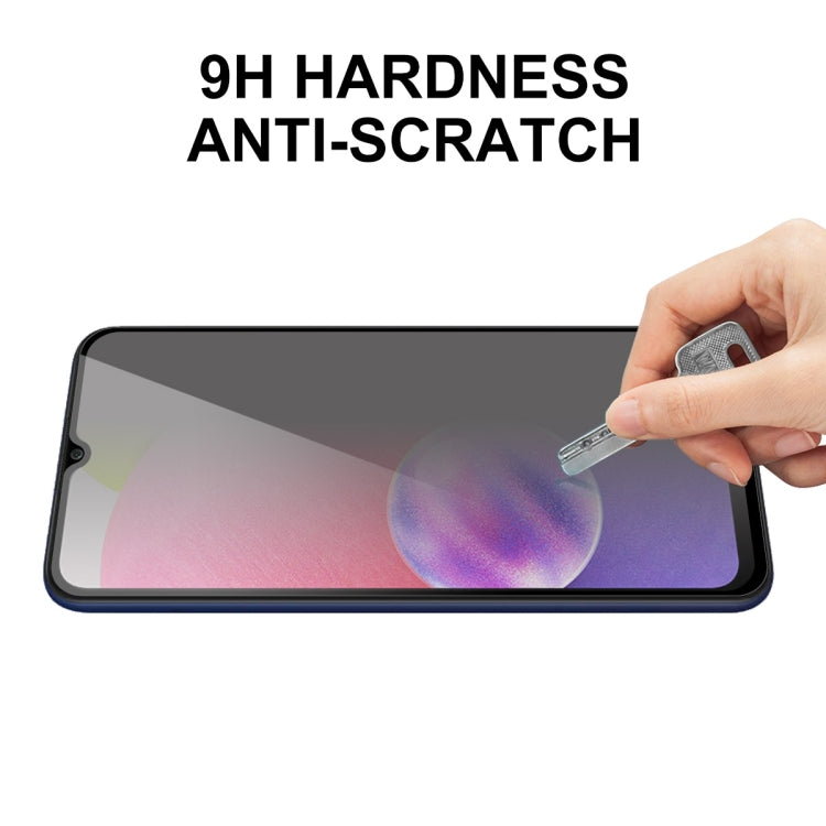 5 PCS For Samsung Galaxy A03s ENKAY 28 Degree Anti-peeping Tempered Glass Full Screen Film by ENKAY