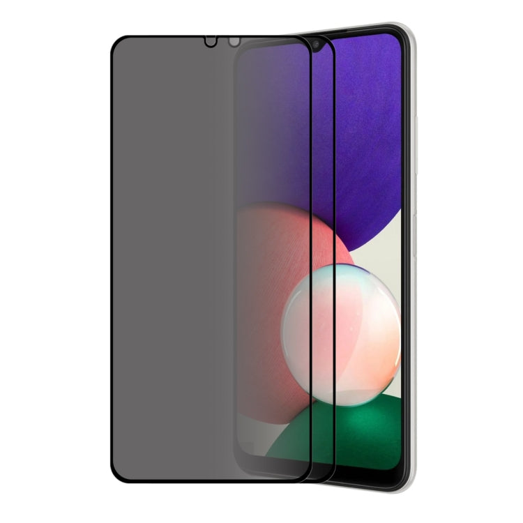 2 PCS For Samsung Galaxy A22 5G ENKAY 28 Degree Anti-peeping Tempered Glass Full Screen Film - Galaxy Tempered Glass by ENKAY | Online Shopping UK | buy2fix