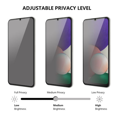 2 PCS For Samsung Galaxy A22 5G ENKAY 28 Degree Anti-peeping Tempered Glass Full Screen Film - Galaxy Tempered Glass by ENKAY | Online Shopping UK | buy2fix