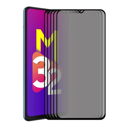 5 PCS For Samsung Galaxy M32 5G ENKAY 28 Degree Anti-peeping Tempered Glass Full Screen Film - Galaxy Tempered Glass by ENKAY | Online Shopping UK | buy2fix