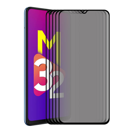 5 PCS For Samsung Galaxy M32 5G ENKAY 28 Degree Anti-peeping Tempered Glass Full Screen Film - Galaxy Tempered Glass by ENKAY | Online Shopping UK | buy2fix
