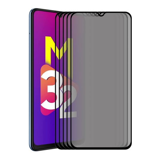 5 PCS For Samsung Galaxy M32 5G ENKAY 28 Degree Anti-peeping Tempered Glass Full Screen Film