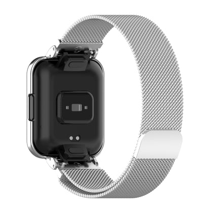 For Xiaomi Redmi Watch 2 Lite 2 in 1 Milano Metal Watch Band with Watch Frame(Silver) - Watch Bands by buy2fix | Online Shopping UK | buy2fix