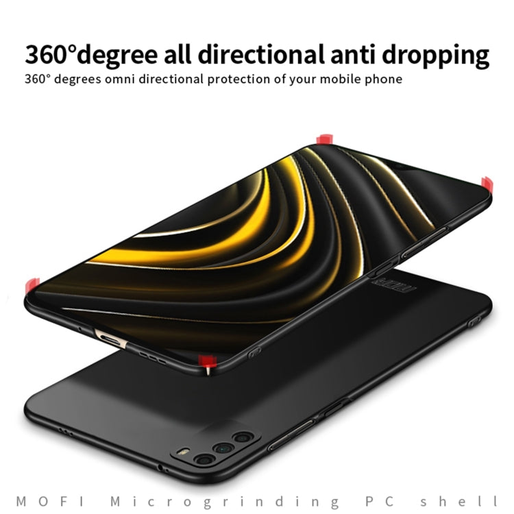 For Xiaomi Poco M3 / Redmi 9T MOFI Frosted PC Ultra-thin Hard Case(Red) - Xiaomi Cases by MOFI | Online Shopping UK | buy2fix