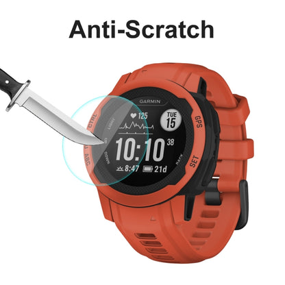10 PCS ENKAY 0.2mm 9H Tempered Glass Screen Protector Watch Film For Garmin Instinct 2S - Screen Protector by ENKAY | Online Shopping UK | buy2fix