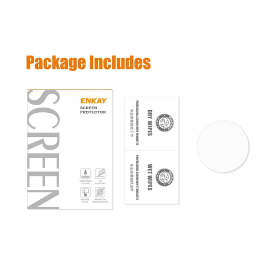 1 PC ENKAY 0.2mm 9H Tempered Glass Screen Protector Watch Film For Garmin Instinct 2 - Screen Protector by ENKAY | Online Shopping UK | buy2fix
