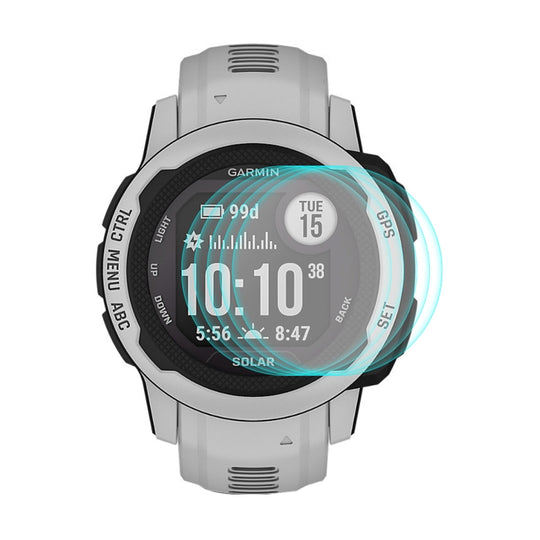 5 PCS ENKAY 0.2mm 9H Tempered Glass Screen Protector Watch Film For Garmin Instinct 2