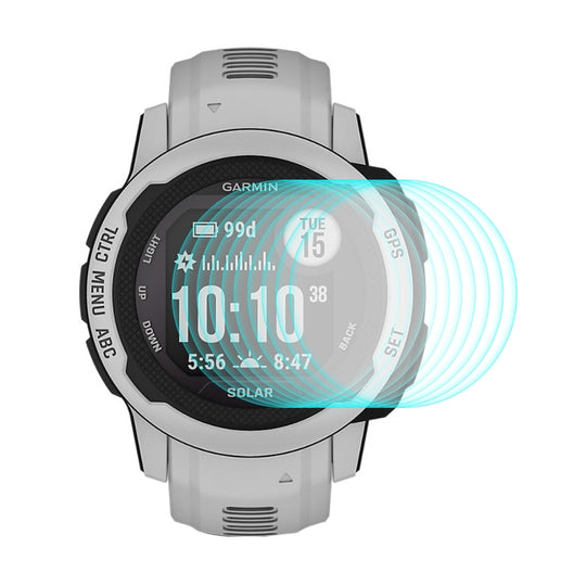 10 PCS ENKAY 0.2mm 9H Tempered Glass Screen Protector Watch Film For Garmin Instinct 2