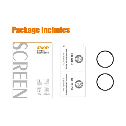 2 PCS ENKAY 3D Full Coverage Soft PC Edge + PMMA HD Screen Protector Film For Garmin Epix - Screen Protector by ENKAY | Online Shopping UK | buy2fix