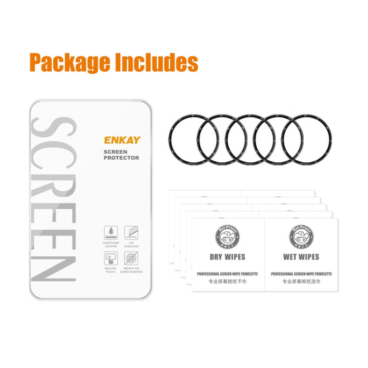 5 PCS ENKAY 3D Full Coverage Soft PC Edge + PMMA HD Screen Protector Film For Garmin Epix - Screen Protector by ENKAY | Online Shopping UK | buy2fix