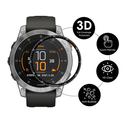 10 PCS ENKAY 3D Full Coverage Soft PC Edge + PMMA HD Screen Protector Film For Garmin Epix - Screen Protector by ENKAY | Online Shopping UK | buy2fix