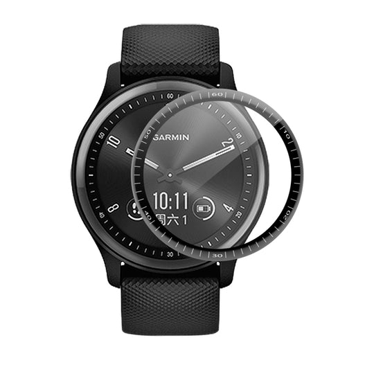 1 PC ENKAY 3D Full Coverage Soft PC Edge + PMMA HD Screen Protector Film For GarminMove Sport