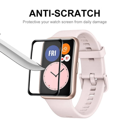 2 PCS ENKAY 3D Full Coverage Soft PC Edge + PMMA HD Screen Protector Film For Huawei Watch Fit by ENKAY