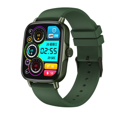 AW18 1.69inch Color Screen Smart Watch, Support Bluetooth Call / Heart Rate Monitoring(Green) by buy2fix