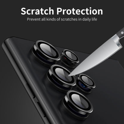 For Samsung Galaxy S22 Ultra 5G ENKAY Aluminium Alloy + Tempered Glass Camera Lens Cover (Green) - Galaxy Tempered Glass by ENKAY | Online Shopping UK | buy2fix