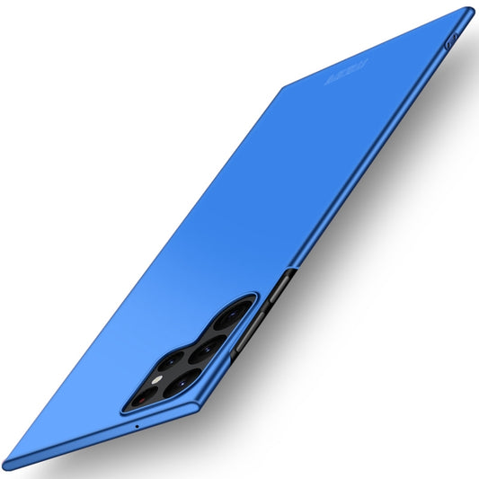 For Samsung Galaxy S22 Ultra 5G MOFI Frosted PC Ultra-thin Hard Case(Blue) - Galaxy S22 Ultra 5G Cases by MOFI | Online Shopping UK | buy2fix