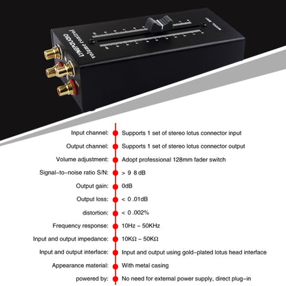 Passive Preamp Source Loudspeaker Box RCA No Power Volume Adjustment Controller -  by buy2fix | Online Shopping UK | buy2fix
