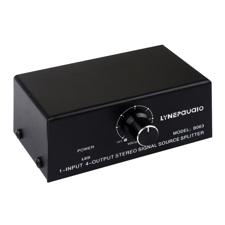 1 In 4 Out Audio Frequency Signal Distribute Device Non Consumption Output RCA Interface -  by buy2fix | Online Shopping UK | buy2fix