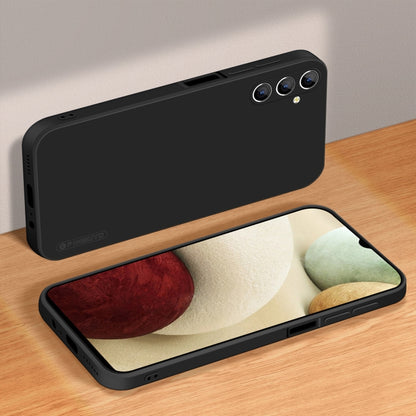 For Samsung Galaxy A13 5G PINWUYO Sense Series Liquid Silicone TPU Phone Case(Black) - Galaxy Phone Cases by PINWUYO | Online Shopping UK | buy2fix