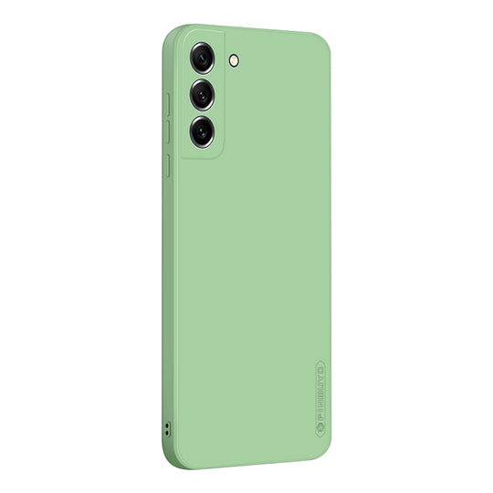 For Samsung Galaxy S21 FE 5G PINWUYO Sense Series Liquid Silicone TPU Phone Case(Green)