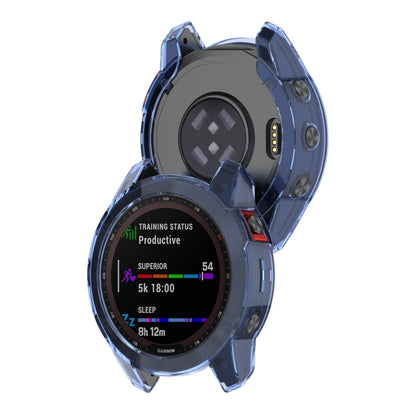 For Garmin Fenix 7X Shockproof TPU Soft Protective Case(Black) - Watch Cases by buy2fix | Online Shopping UK | buy2fix