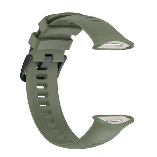 Solid Color Silicone Watch Band for POLAR Vantage V2(Green) -  by buy2fix | Online Shopping UK | buy2fix